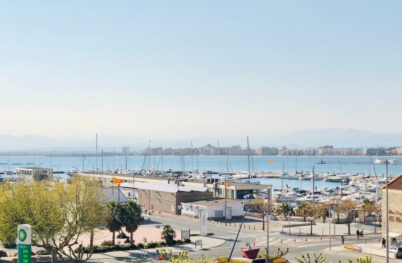 Roc Mar 3 3D - Apartamento Cerca Del Centro Y De La Playa - Terraza Con Vistas Al Mar Y Al Puerto Roses Exterior foto