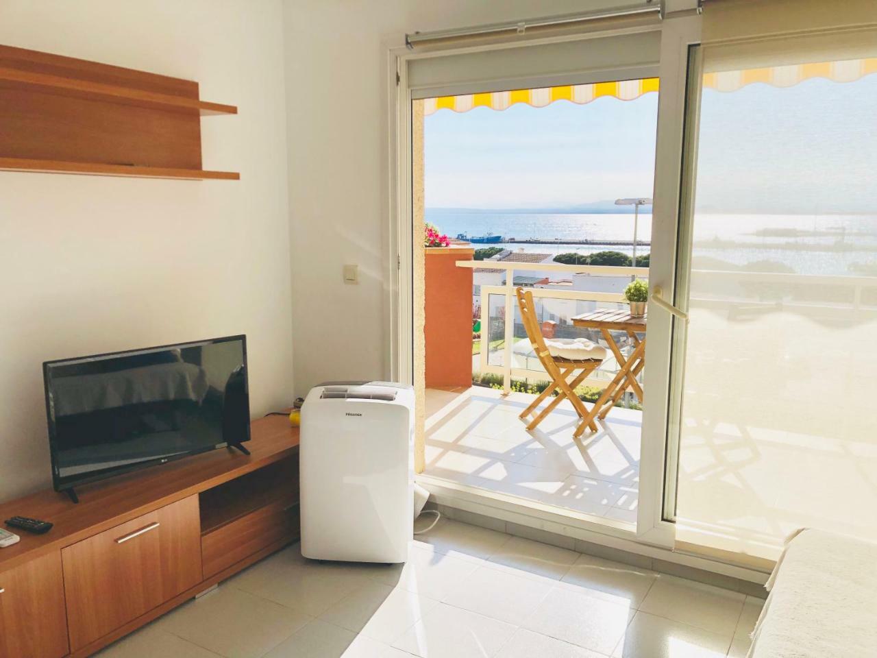 Roc Mar 3 3D - Apartamento Cerca Del Centro Y De La Playa - Terraza Con Vistas Al Mar Y Al Puerto Roses Exterior foto